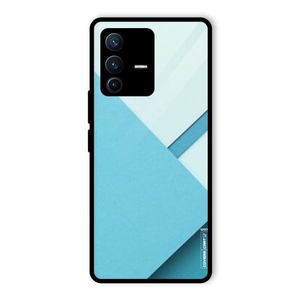 Material Design Glass Back Case for Vivo V23 Pro