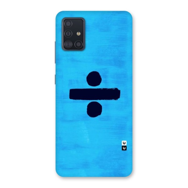 Math And Blue Back Case for Galaxy A51