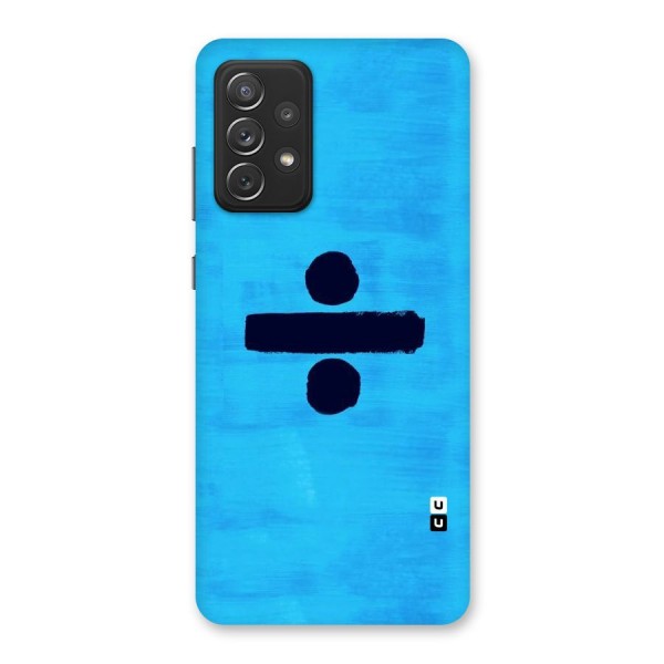 Math And Blue Back Case for Galaxy A72