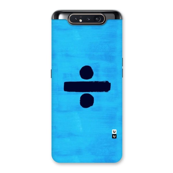 Math And Blue Back Case for Galaxy A80