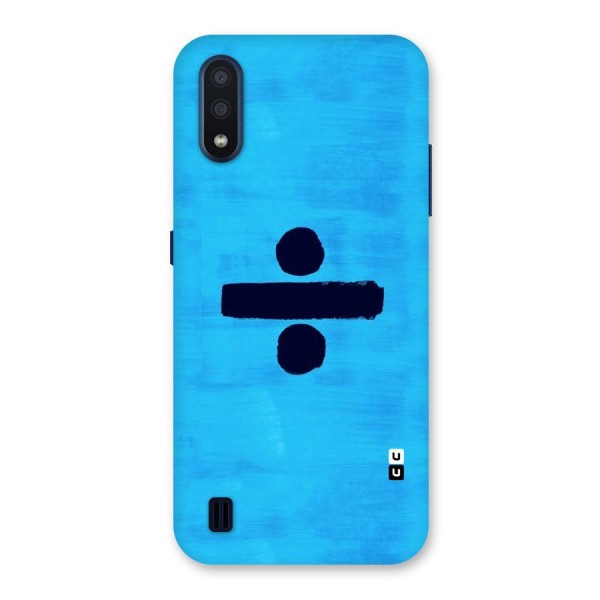 Math And Blue Back Case for Galaxy M01