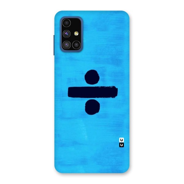 Math And Blue Back Case for Galaxy M51