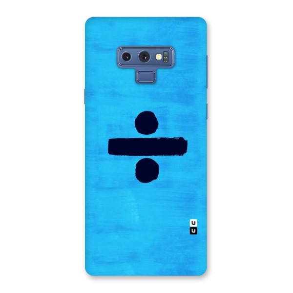 Math And Blue Back Case for Galaxy Note 9