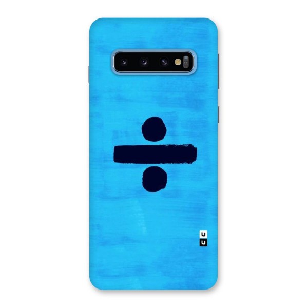 Math And Blue Back Case for Galaxy S10