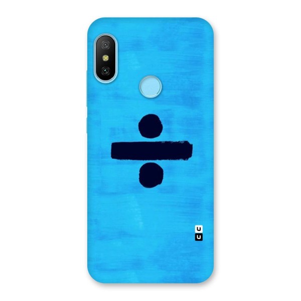 Math And Blue Back Case for Redmi 6 Pro