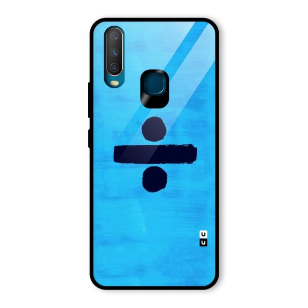 Math And Blue Glass Back Case for Vivo Y15