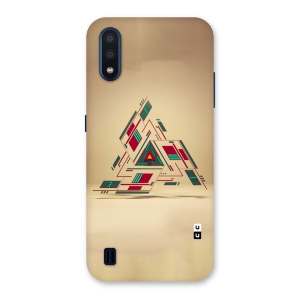 Maze Triangle Back Case for Galaxy M01