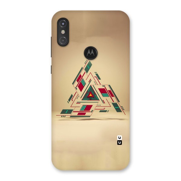 Maze Triangle Back Case for Motorola One Power