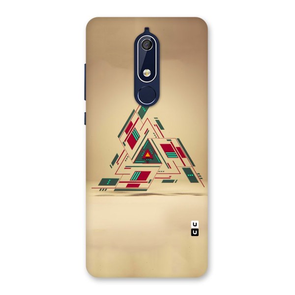 Maze Triangle Back Case for Nokia 5.1