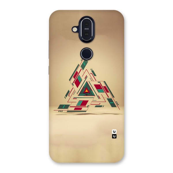 Maze Triangle Back Case for Nokia 8.1