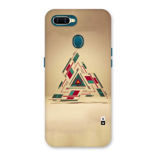 Maze Triangle Back Case for Oppo A7