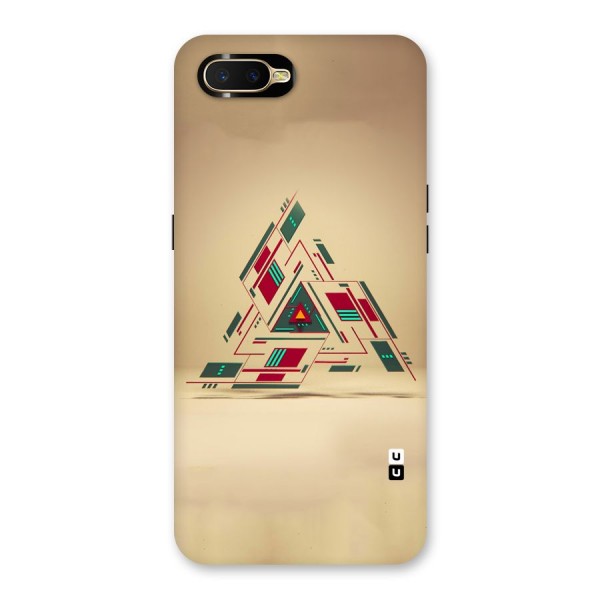 Maze Triangle Back Case for Oppo K1