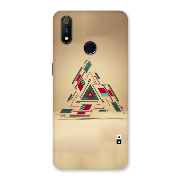 Maze Triangle Back Case for Realme 3 Pro