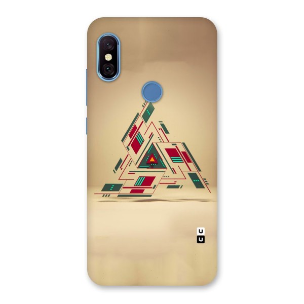 Maze Triangle Back Case for Redmi Note 6 Pro