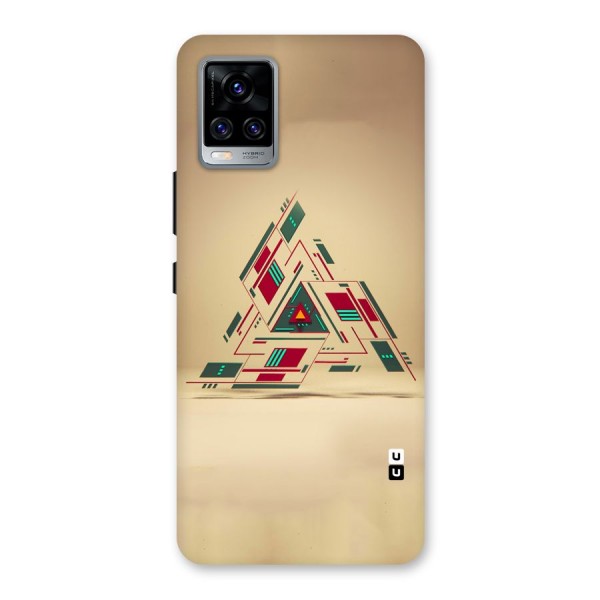 Maze Triangle Back Case for Vivo V20 Pro