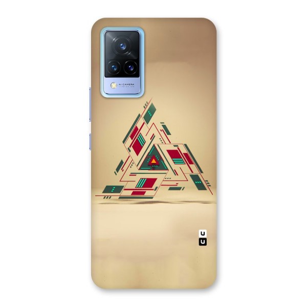 Maze Triangle Back Case for Vivo V21 5G