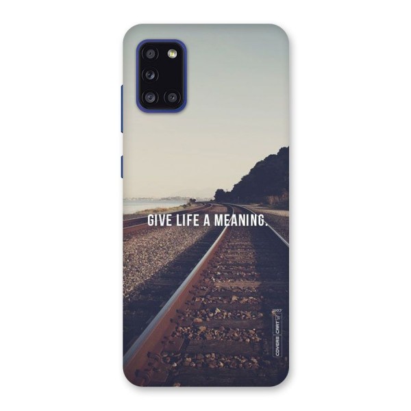 Meaning To Life Back Case for Galaxy A31