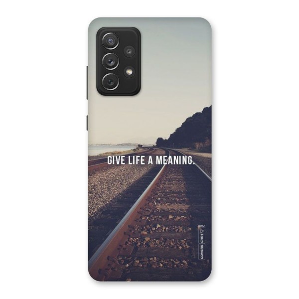 Meaning To Life Back Case for Galaxy A72