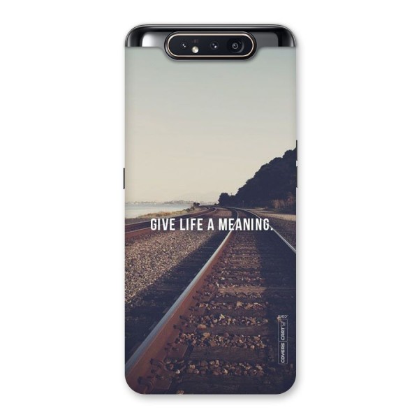 Meaning To Life Back Case for Galaxy A80