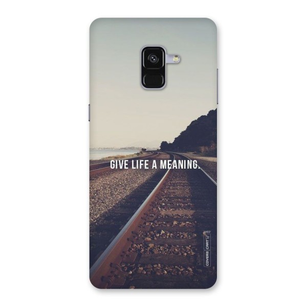 Meaning To Life Back Case for Galaxy A8 Plus