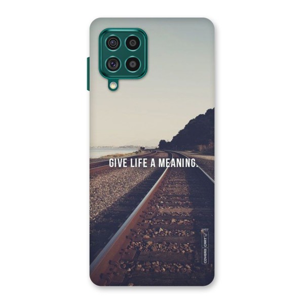 Meaning To Life Back Case for Galaxy F62