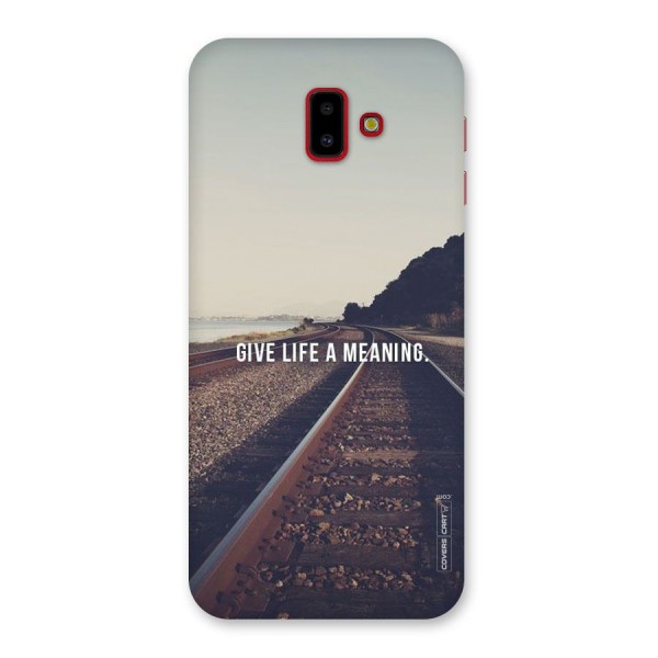 Meaning To Life Back Case for Galaxy J6 Plus