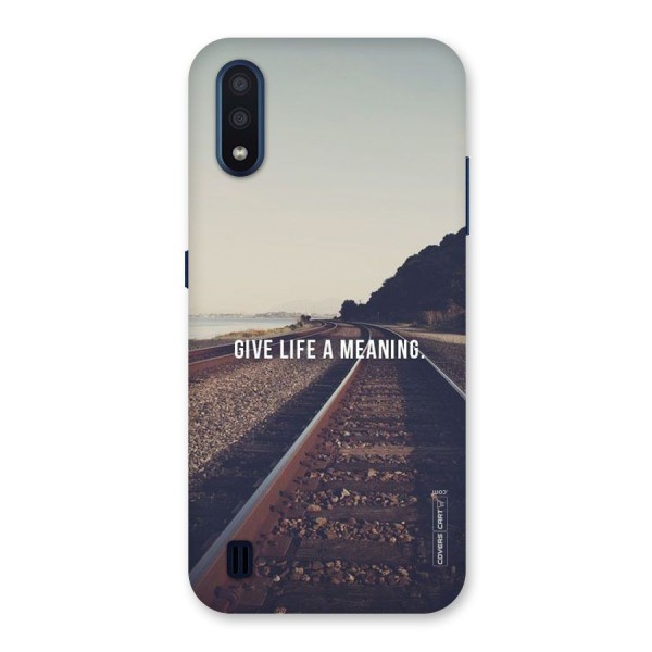 Meaning To Life Back Case for Galaxy M01