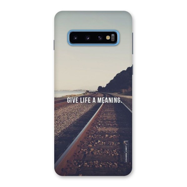 Meaning To Life Back Case for Galaxy S10