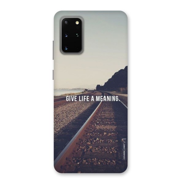 Meaning To Life Back Case for Galaxy S20 Plus