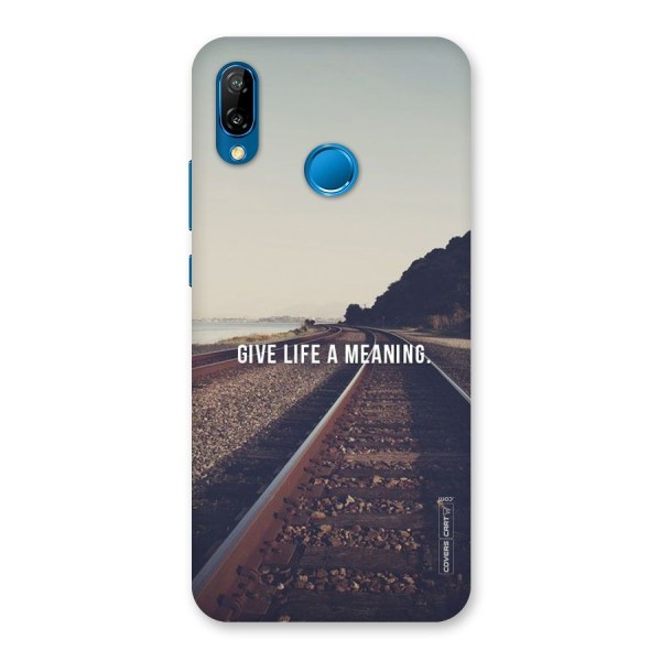 Meaning To Life Back Case for Huawei P20 Lite