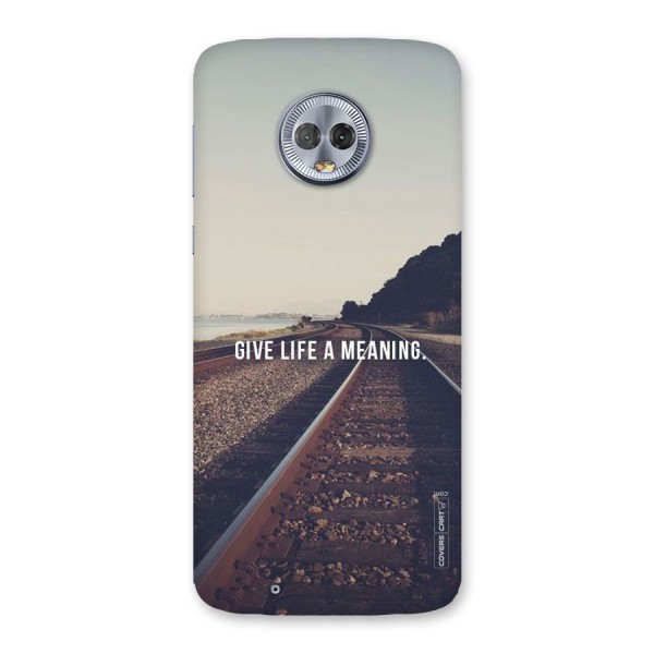 Meaning To Life Back Case for Moto G6