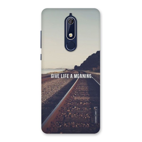 Meaning To Life Back Case for Nokia 5.1