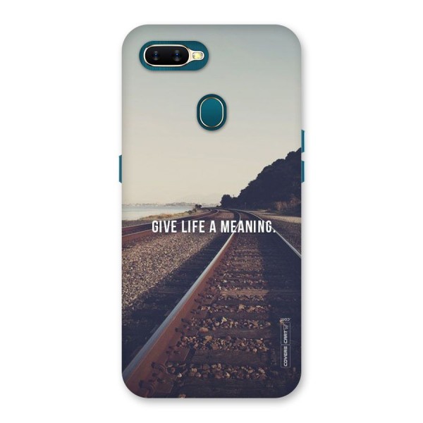 Meaning To Life Back Case for Oppo A12