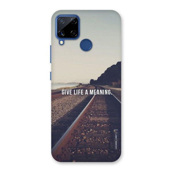 Meaning To Life Back Case for Realme Narzo 30A