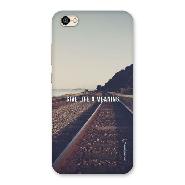 Meaning To Life Back Case for Redmi Y1 Lite