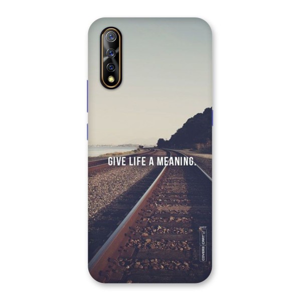 Meaning To Life Back Case for Vivo S1