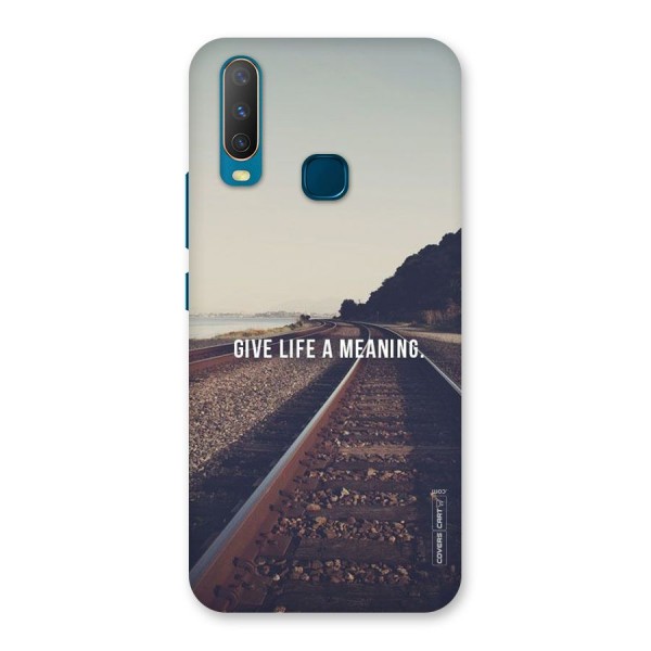 Meaning To Life Back Case for Vivo U10