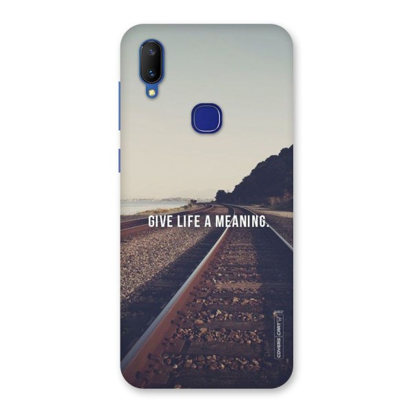 Meaning To Life Back Case for Vivo V11