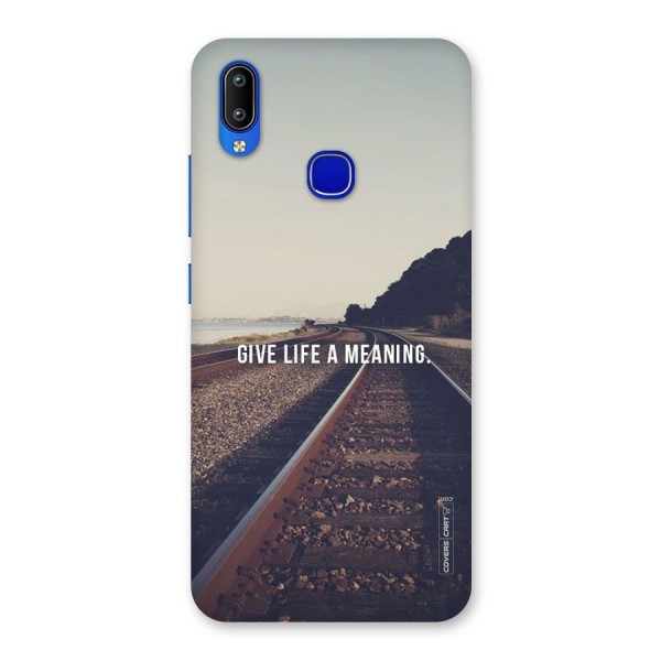 Meaning To Life Back Case for Vivo Y91