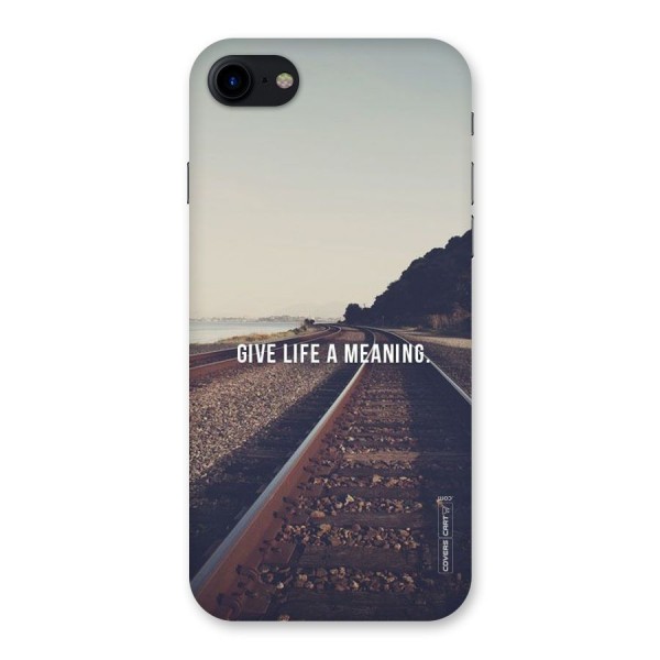 Meaning To Life Back Case for iPhone SE 2020