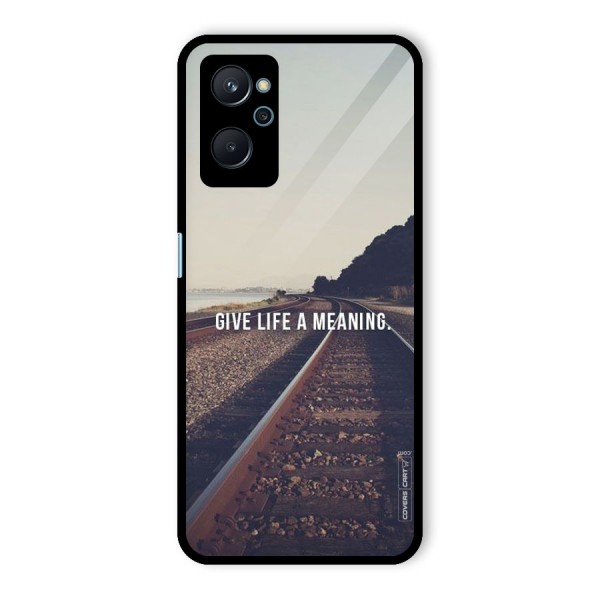 Meaning To Life Glass Back Case for Realme 9i