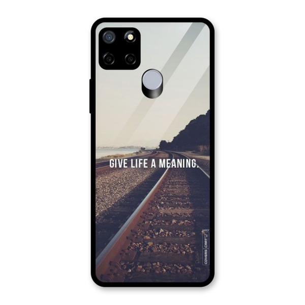 Meaning To Life Glass Back Case for Realme C12