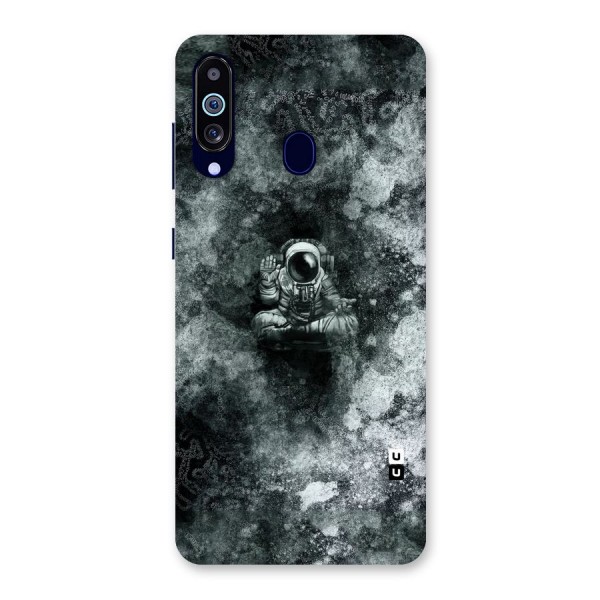 Meditating Spaceman Back Case for Galaxy A60