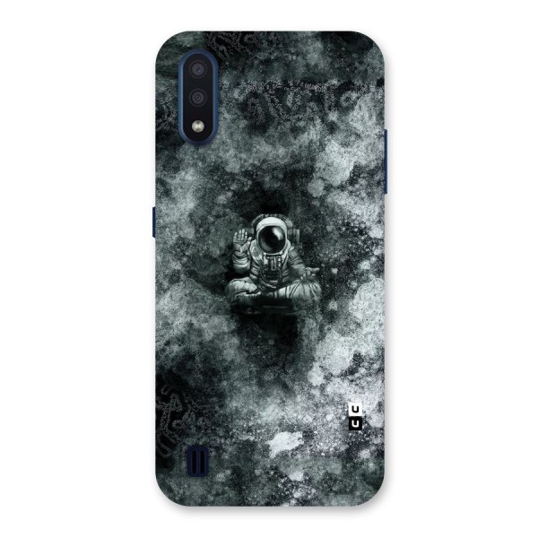 Meditating Spaceman Back Case for Galaxy M01