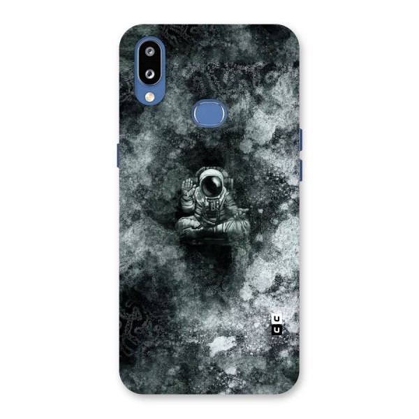 Meditating Spaceman Back Case for Galaxy M01s