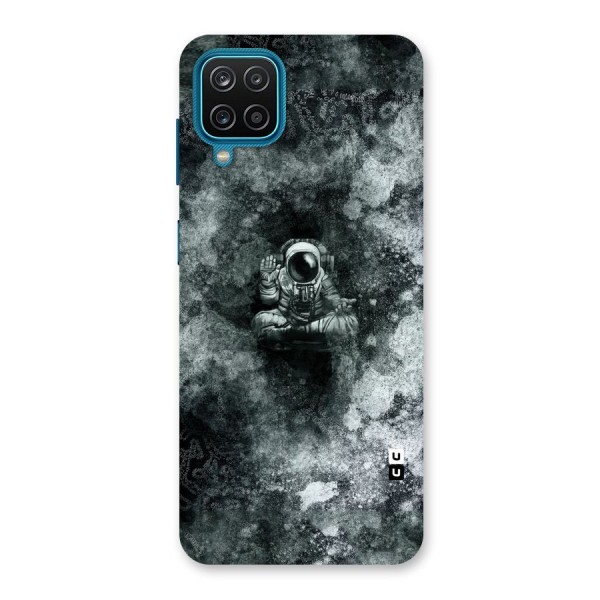 Meditating Spaceman Back Case for Galaxy M12