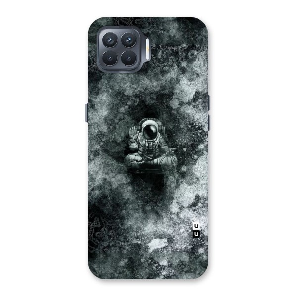 Meditating Spaceman Back Case for Oppo F17 Pro