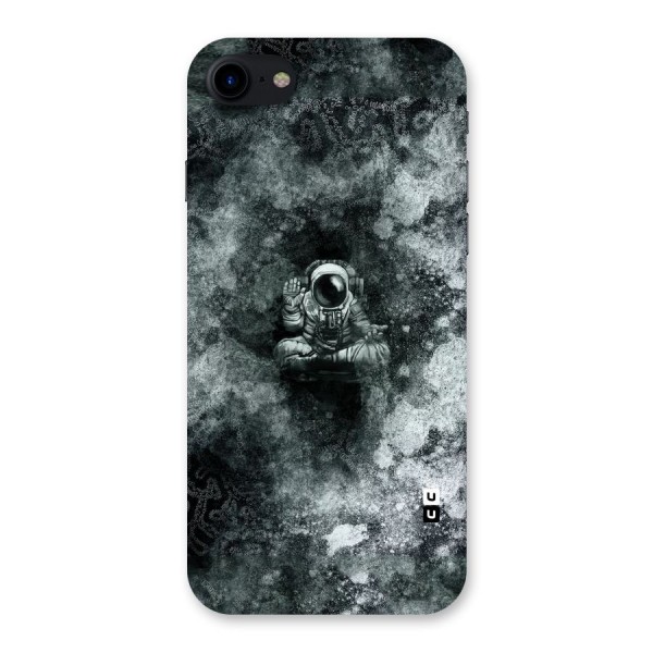 Meditating Spaceman Back Case for iPhone SE 2020