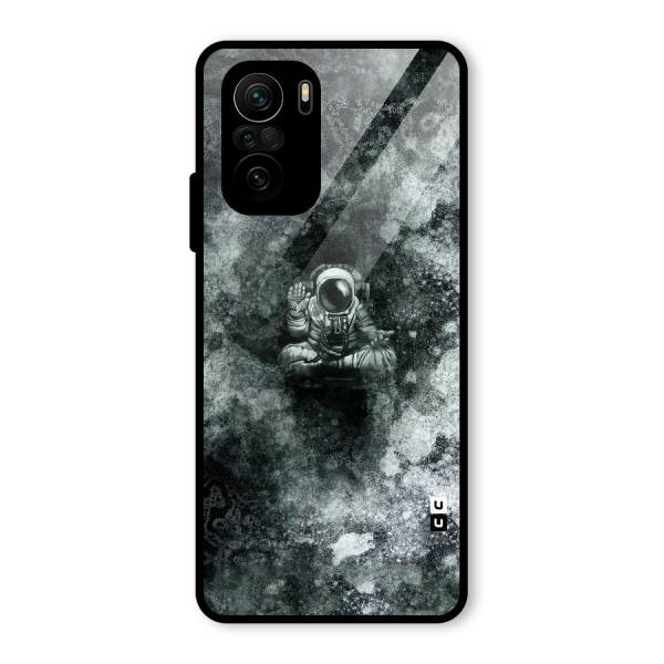 Meditating Spaceman Glass Back Case for Mi 11x