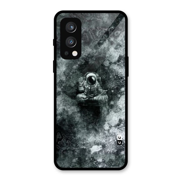 Meditating Spaceman Glass Back Case for OnePlus Nord 2 5G